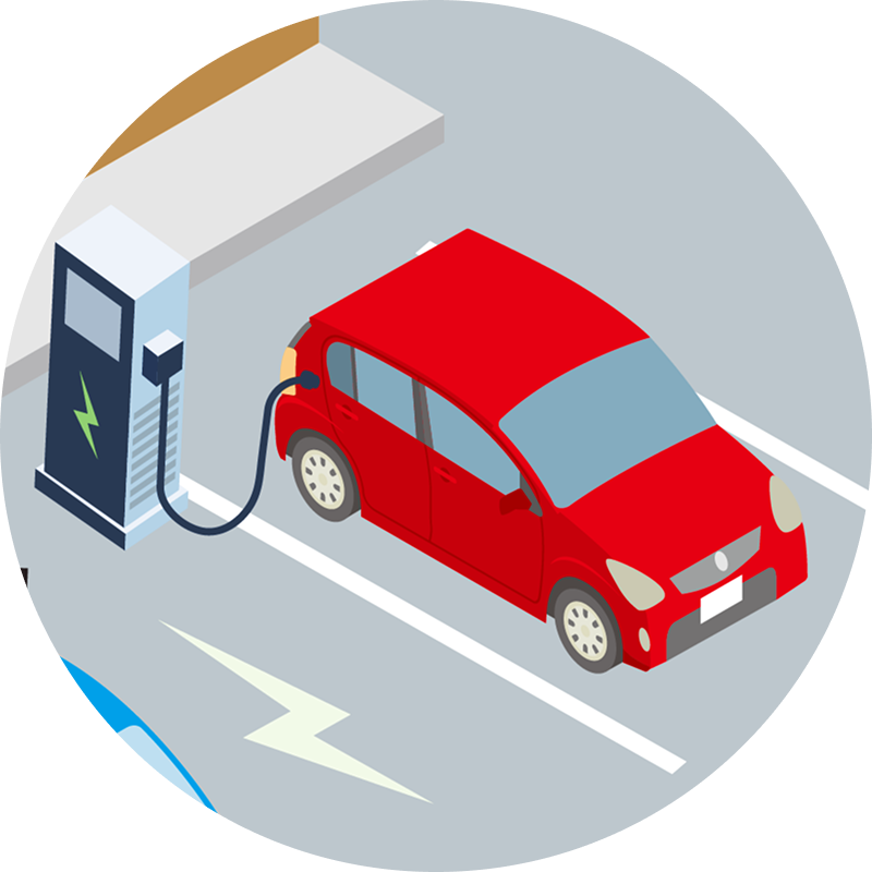 EV車のバッテリーの画像