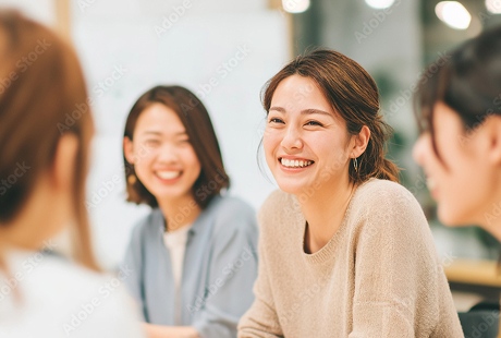 休憩している様子