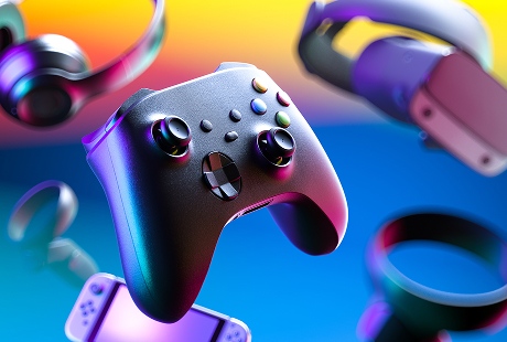 ゲームをプレイしている様子